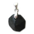 Octogone Swarovski 6401 14 mm un trou Jet x1