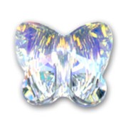 Papillon Swarovski 5754 10 mm Crystal AB x1|raw }}