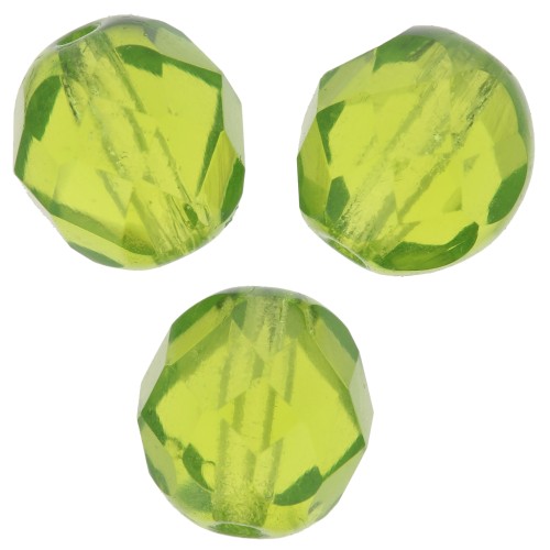 Facettes 8 mm Olivine  x20