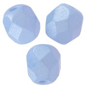 Facettes 4 mm Alabaster Pastel Blue x50