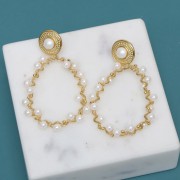 Cabochon Nacré Swarovski 5817 6 mm Pearlescent White Pearl x1