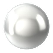 Cabochon Nacré Swarovski 5817 6 mm - Crystal Moonlight Pearl x1|raw }}