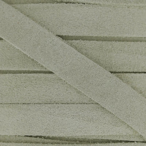 Lacet cuir façon daim 10 mm Greige x50cm