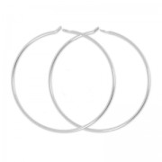 Créoles à décorer 30 mm - rhodié x2|raw }}