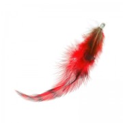 Plume 11 cm Brun/Rouge x1|raw }}