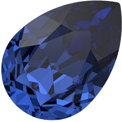 Cabochon Swarovski 4320 10x7 mm - ReCreated Dark Sapphire x1