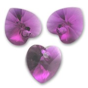 Coeurs Swarovski 6228 10,3x10 mm Amethyst  x6