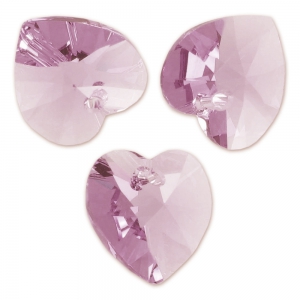 Coeurs Swarovski 6228 10,3x10 mm Light Amethyst  x6