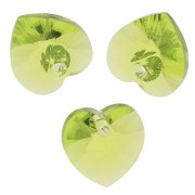 Coeurs Swarovski 6228 10.3x10 mm - Citrus Green x6|raw }}