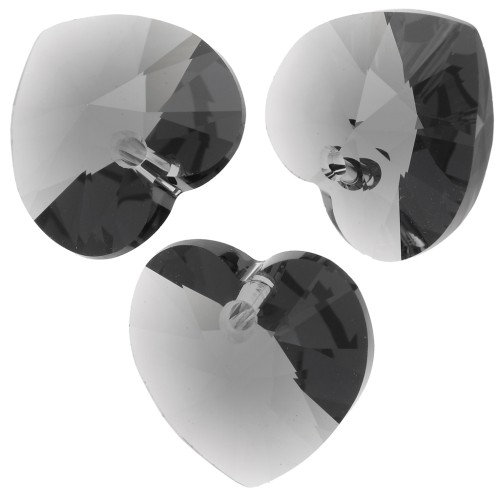 Coeur Swarovski 6228 14,4x14 mm Graphite x1