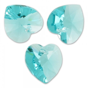 Coeur Swarovski 6228 18x17.5 mm Light Turquoise x1