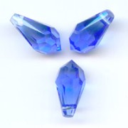 Gouttes Swarovski 6000 11x5.5 mm Sapphire  x8|raw }}