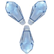 Gouttes Swarovski 6000 11x5.5 mm - Reinvented Cool Blue  x8