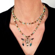 Perles Heishi rondelles en résine 6x2 mm Green Turquoise x180