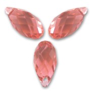 Gouttes Swarovski 6010 11x5.5 mm Padparadscha x4