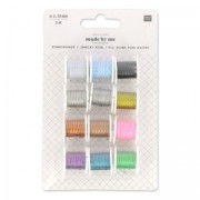 Assortiment de bobines de fil Acier inox Made By Me 0.38 mm x12|raw }}