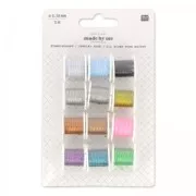 Assortiment de bobines de fil Acier inox Made By Me 0.38 mm x12