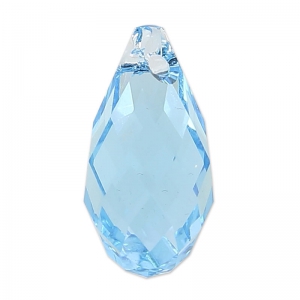 Goutte Swarovski 6010 17x8.5 mm Aquamarine x1