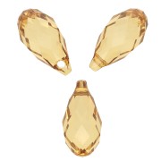 Gouttes Swarovski 6010 13x6.5 mm - Golden Topaz x1