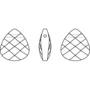 Goutte Swarovski 6012 15,4x14 mm Crystal  x1