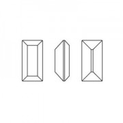 Cabochons baguettes Swarovski 4501 4x2 mm Crystal x8