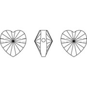 Coeur Swarovski 5742 10 mm Crystal  x1