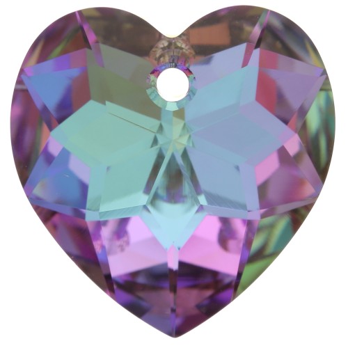 Coeur Swarovski 6215 18 mm - Crystal Vitrail Light x1