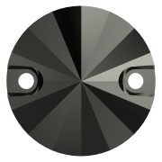 Cabochon - intercalaire - Swarovski 3200 12 mm Jet Hematite x1|raw }}