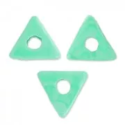 Triangles en céramique 7 mm Mint mat x10
