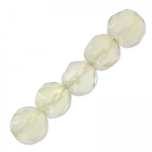 Perles Rondes facettées en agate teintée 4 mm Black Diamond x20