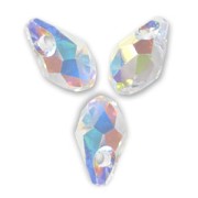 Gouttes Swarovski 6007 7x4 mm Crystal AB x8