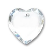 Coeur Swarovski 6225 18 mm Crystal x1|raw }}