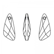 Pendentif Wing Swarovski 6690 23 mm Light Colorado Topaz x1