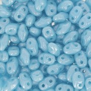 MiniDuo 2x4 mm Opaque Blue Turquoise Luster x10g|raw }}