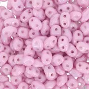 MiniDuo 2x4 mm Opaque Light Rose Ceramic Look x10g