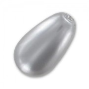 Nacrée Swarovski semi-percée 5816 15x8 mm Light Grey Pearl x1|raw }}