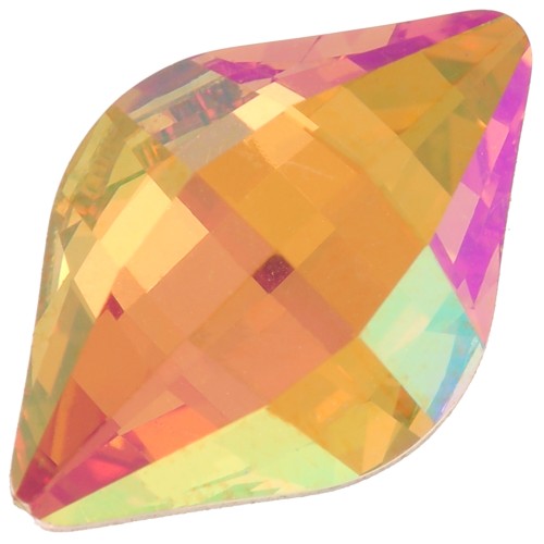 Cabochon Swarovski 4230 Lemon 14x9 mm Crystal Summer Blush x1