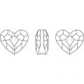 Love Bead Swarovski 5741 12 mm Crystal AB x1