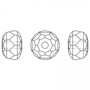 Rondelles Swarovski 5045 6 mm Crystal  x6