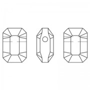 Pendulum Swarovski 5514 10 mm Jet x1