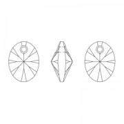 Mni oval Pendant Swarovski 6028 10 mm Crystal x1