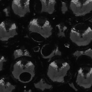 Perles rondes en bois 8 mm Noir x85