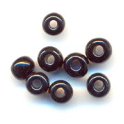 Preciosa Perles rocailles 5/0 4.5 mm - Jet x20g
