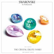 Cabochon Swarovski 4470 12 mm Crystal Ocean DeLite x1