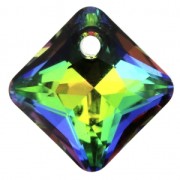 Pendentif Princess Cut Swarovski 6431 11.5 mm Crystal Vitrail Medium x1|raw }}