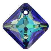 Pendentif Princess Cut Swarovski 6431 11.5 mm Crystal Bermuda Blue x1