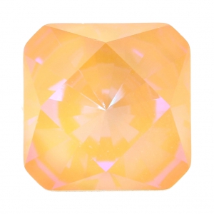 Cabochon Carré Swarovski 4499 6 mm Crystal Peach DeLite x1