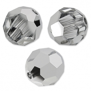 Perles rondes  PureCrystal 5000 3 mm Crystal Light Chrome x20