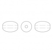 Perles nacrées Swarovski Grain de riz 5824 4mm Iridescent Dreamy Blue Pearl x20