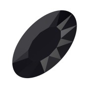 Cabochon Swarovski 4162 14x7.5 mm Jet x1|raw }}